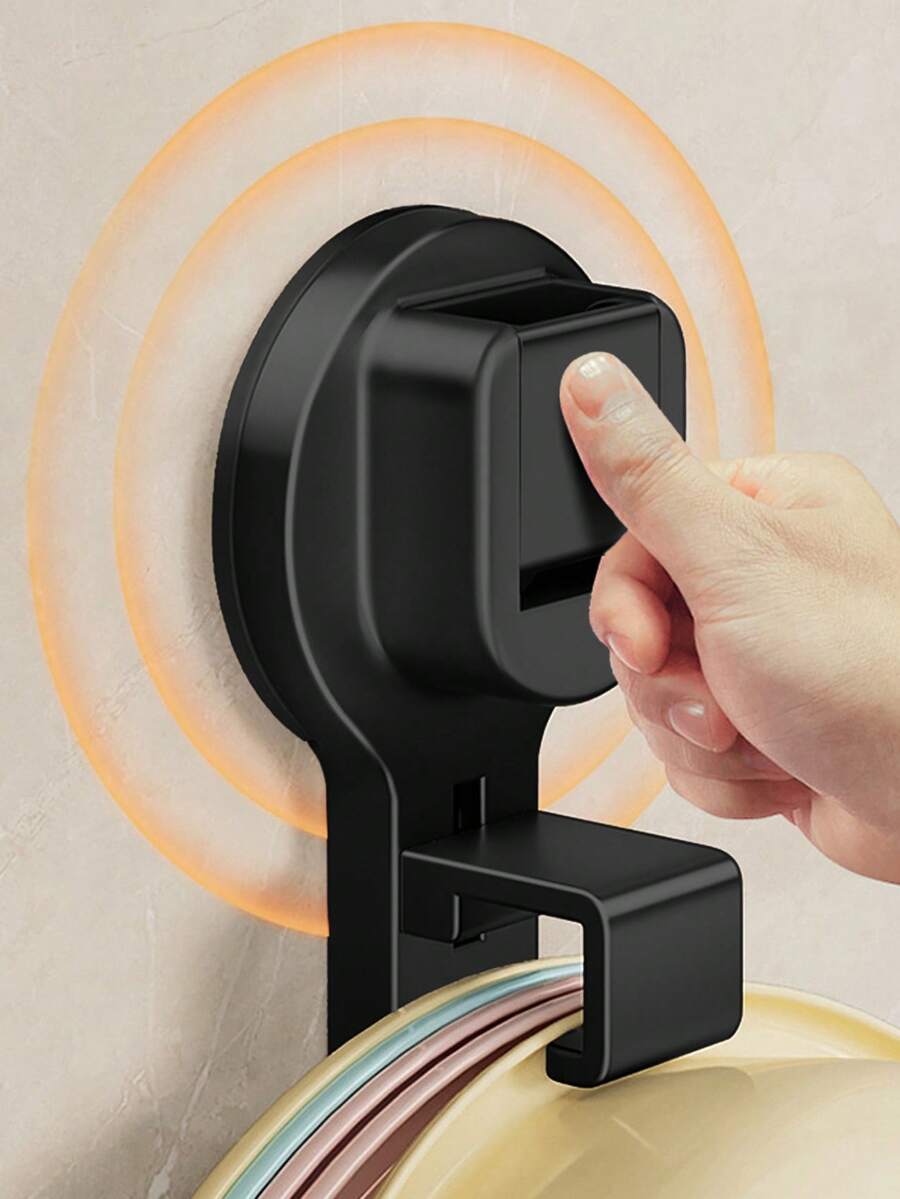 1/2pcs Utility Hooks Storage Hook For Children's Bathtubs Wall-Mounted Space-Saving Hook No-Drill Bathroom Sink Organizer With Suction - Multicolor - View 1
