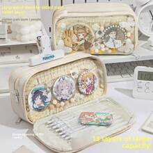 1 hộp đựng bút dung tích lớn, hộp bút kiểu Nhật tối giản, túi đựng đồ đa năng, túi đựng mỹ phẩm nữ, túi đựng đồ dùng vệ sinh cá nhân, túi đựng văn phòng phẩm học sinh, túi đựng bút chì, ba lô - Túi đựng đồ 13 lớp dung tích lớn - Xem 3