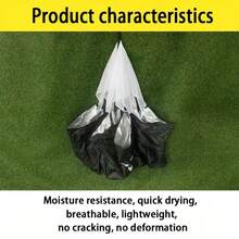 1pc Black Resistance Parachute For Fitness Training - Multi-Functional Speed Training Equipment, Foldable And Portable, Enhances Speed And Acceleration, Easy To Carry And Store, Convenient For Transport, Multi-Purpose Training Accessory - Multicolor - View 6