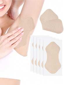 5-50pcs/Pack Underarm Sweat Pads, Invisible Breathable Absorbing Stickers, Sports Sweat Absorbing Patches, Effective Breathable Invisible Sweat Absorbing Stickers, Lightweight Absorbing, Comfortable Odorless, Easy To Use, Suitable For Men And Women Summer Body Care, Applicable For Travel, Sports, Outdoor, Summer, Stickers, Christmas Holiday Gift - Multicolor - View 1