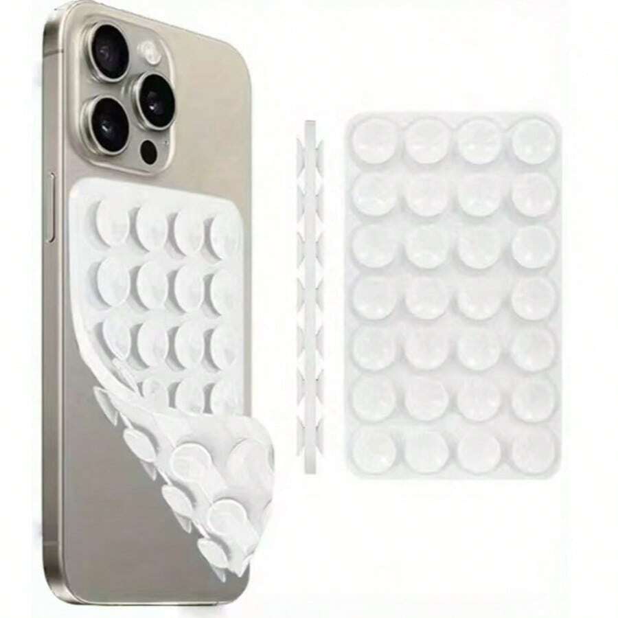 Giá đỡ điện thoại bằng silicon có đế hút, đế hút chống trượt, phụ kiện giữ điện thoại rảnh tay để chụp ảnh tự sướng và quay video, giá đỡ silicon dính chắc chắn cho điện thoại di động màu đỏ tươi và đỏ đậm, tương thích với Android và hầu hết các điện thoại thông minh, quà tặng cho mẹ, gia đình, bạn bè, trẻ em, sinh nhật, ngày lễ, phụ kiện ốp lưng điện thoại, miếng dán điện thoại. - trắng - Xem 1