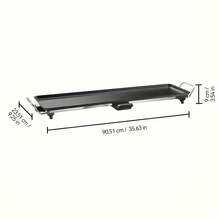 Aoran Household Smokeless Electric Grill, Extra-Large Extended Non-Stick Roasting Pan, Multifunctional Indoor Barbecue And Grill Pot, Adjustable Temperature And Drip Tray, Suitable For Both Indoor And Outdoor Use, Can Be A Holiday Gift. - US A Type Plug(110-127V) - View 3