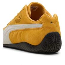 PUMA Speedcat OG Sneakers - Authentic Heritage Motorsport Shoes | Viral 2026 Unisex Slim-Fit Racing Trainers | Premium Suede Low-Profile Footwear | Iconic Archive Speedcat Lifestyle Shoes | Classic Moto-Core Streetwear Sneakers - Archive Gold - 查看 3