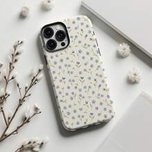 An Elegant Phone Case That Does Not Include A Lanyard Or Stand. Phone Cases With Chinese-Inspired Elements In White And Blue. Phone Cases With A Floral Design In White And Blue. Phone Case With A Chinese Floral Design In Blue And White, Compatible With 17, 17 Pro, 16 Pro, 15, 14 Plus, 13, 12 Pro, And 11. A Perfect Spring Gift. - 藍白色 - 查看 6