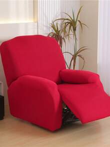 4/6/8 buah Sarung Sofa Warna Polos untuk Semua Musim, Cocok untuk Kantor, Ruang Tamu, Dekorasi Rumah, Sarung Sofa yang Dapat Dicuci - Merah - View 4