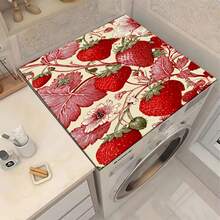 1pc Multi-Functional Washing Machine Pad - Scratch-Resistant, Moisture-Absorbing, Washing Machine And Refrigerator Protector Pad, Suitable For Laundry Room, Kitchen Countertop, Dishwasher-, Easy-Clean Surface, Fits Washing Machines, Modern Home Decor Design, Prevents Scratches And Spills - Retro Country-style Storage Rack - View 13