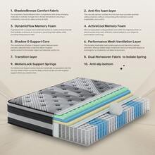 TWIN/TWIN XL/FULL/QUEEN/KING 12/14 Inch Hybrid Mattress, Medium-Plush Euro Top, Gel Memory Foam For Pressure Relief & Motion Isolation, CertiPUR-US Certified - 12吋中等硬度 - 查看 2