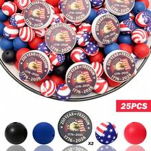 5/25/50pcs Military Soldier Series Silicone Bead Set - Soldier Badge & Design - Suitable For DIY Crafts Like Keychains, Necklaces, Bracelets, Decorative Pens, Jewelry And Pendants - Great For Back To School, Halloween, Christmas, Holidays, Birthday Gifts - Military Fan Soldier Series - View 24