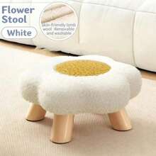 Flower & Mushroom Stool, Household Cloud Bench, Living Room Sofa, Cute Bedroom Vanity Stool, Shoe Changing - Multicolor - View 8