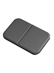 Foldable Travel Makeup Mirror, Adjustable Angle, Portable Tabletop Vanity Mirror For Home/Camping/Desk Use - Black - View 6