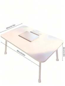 三件套可调节折叠桌，包含桌面和稳固支架，轻便节省空间，非常适合在床上工作、学习和看剧。适用于学生宿舍、房间和办公室家具。 - 顏色隨機 - 查看 6