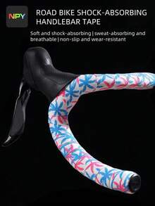 NPY  Cherry Blossom Handlebar Tape Second Generation  Road Bicycle Handlebar Tape Riding Handlebar Strap Bicycle Accessorie - 藍黑色 - 查看 5