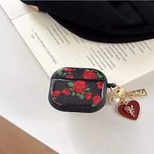 Rose Silicone Earphone Case Double-Sided Glue Drop Shape Silicone Wireless Bluetooth Earphone Case Compatible With Apple 4/3/Pro/Pro2/Pro3 , Shockproof Protective Cover Spring Gift - Multicolor - View 15