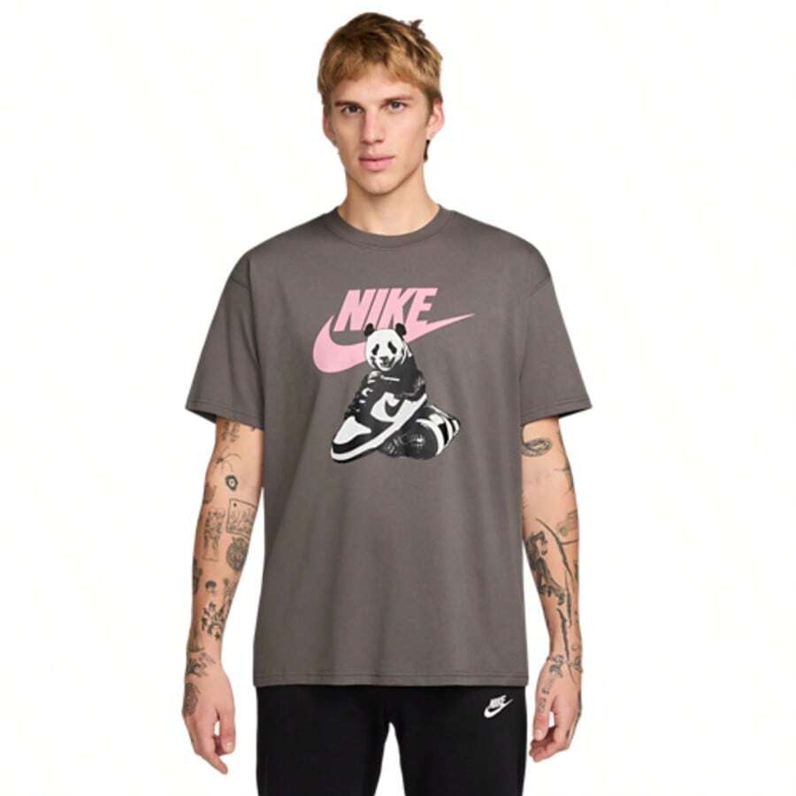 Nike FW MBR CNC T-Shirt Men's Cave Stone Black HQ9244-289 - 駝色 - 查看 1