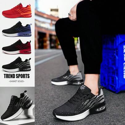 1 คู่ รองเท้ากีฬาแคชชวลสำหรับผู้ชาย, รองเท้าวิ่งระบายอากาศตาข่ายแฟชั่นใหม่ฤดูร้อนปี 2026 สบาย กันกลิ่น มีเบาะ รองเท้าผ้าใบสำหรับเดินทางพื้นนุ่มน้ำหนักเบา