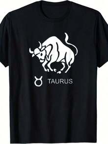 Camiseta con el Signo del Horóscopo Zodíaco Tauro - Multicolor - Ver 1