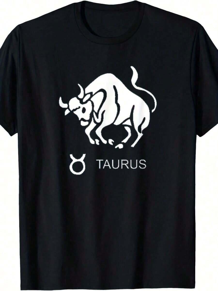 Camiseta con el Signo del Horóscopo Zodíaco Tauro - Multicolor - Ver 1