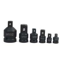 6/10pcs Pneumatic Universal Joint Connector Set, Including Large Air Gun, Medium, Large And Small Sleeve Connectors, 3/4" Small Sleeve, Square Head And Adapter - A - View 8