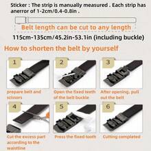 男士白色自动扣皮带，时尚商务休闲款，适合婚礼、正式场合，秋冬季送给丈夫和父亲的礼物，也适合青少年、青年、男士，休闲、户外、运动、度假、毕业、生日、日常穿着。 - 彩色 - 查看 7