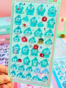 3D Cartoon Embossed Decorative Stickers, Crystal Diamond Stickers, Cute Embossed Stickers - Seal, Candy Drip Stickers, Candy Drip Stickers, Sticker Book, Smartphone Case Stickers, Candy Drip Sealing, Keychain Stickers - Multicolor - View 16