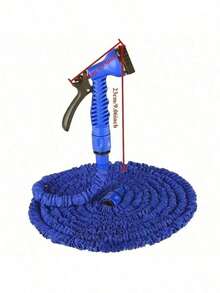 1 Magic Hose Expandable Tube (75FT) - Blast-Proof Collapsible Material, Twofold Use For Auto Cleaning & Watering Greenery | Garden Implements / Auto Cleaning Gear / Watering Systems / Hose Add-Ons / Lawn Maintenance - 1Pc - View 5