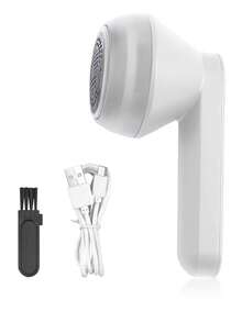 Máy hút bụi điện sạc lại, thiết kế 6 lưỡi, thích hợp để loại bỏ xơ vải trên quần áo, đồ nội thất, áo len, ghế sofa, chăn và các vật dụng khác. - A - Xem 14