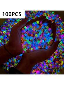 100/200个迷你海龟摆件，闪亮树脂海洋动物海龟雕像，适用于DIY花园雕塑、娃娃屋、水族箱装饰，卡通彩色DIY配件，水族箱海龟模型，海洋动物海龟美甲用品。生日派对和婚礼小礼物。[注意尺寸，它们非常小] - 彩色 - 查看 12