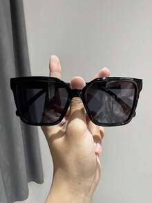 1-2pcs Square Plastic Full Frame Popular Design Hot Girl Style Perfect Best Friend Style Fashion Eyeglasses For Women-Vacation Outfits,Street Snap,Musical Festival,Party Fashion Accessories Suitable For All Face Shapes - Multicolor - View 13