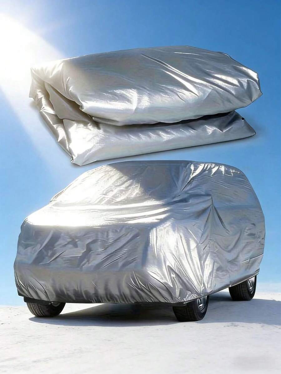 通用防水汽车罩 - 全车罩。采用防紫外线、防雨、防尘、防雪、耐热的PEVA材质，四季皆宜，有效保护您的爱车。防尘，汽车配件，汽车罩 | 时尚汽车罩 | 耐用汽车罩，雪地汽车罩，全天候户外汽车罩，汽车雪地罩，汽车罩，轿车罩，汽车雪地罩，冬季汽车罩，雪地汽车罩，汽车遮阳罩