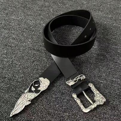 Bộ 3 món phong cách retro: Thắt lưng khóa, phụ kiện quần jeans và váy, thắt lưng thời trang đa năng cá nhân hóa từ nhà máy sản xuất thắt lưng.