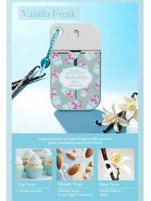 1pc 50ml Limited Edition Portable Card Room Fragrance Spray, Long-Lasting Scent, Air Purifier, High Quality, Easy To Carry, Suitable For Bedroom, Date Closet, Bathroom, Travel, Family Gathering, Valentine's Day, Mother's Day Gift - A - View 6