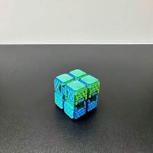 4Pcs Gradient Color 3D Printed Infinity Cube, Stress Relief Fidget Toy, Desk Decompression Decor, Creative Birthday Christmas Gift - Multicolor - View 10