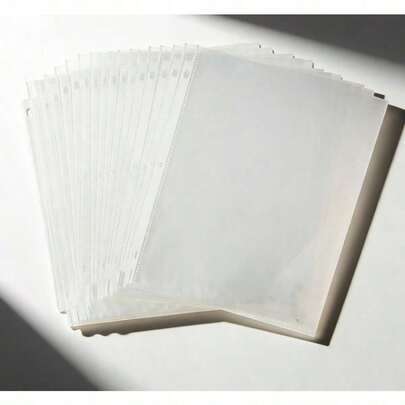 Heavyweight Clear Sheet Protectors 25 Pack, Acid-Free Standard Paper Page Sleeves For Office & School
