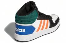 Adidas Hoops 2.0 Mid 'White Multi-Color' White And Black Orange - White, Black, Orange - View 5