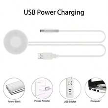 1pc USB 5-24V 5A Touch Sensor Dimmer Switch, Stepless Dimmable LED Strip Controller, No Drilling Required Surface Mounted Switch For Cabinets TV Bedroom Closet - FTS-06 - View 7
