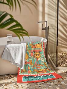 A Personalized Children's Beach Towel, A Perfect Summer Birthday Gift, Suitable For All Kinds Of Summer Occasions. Customize Beach Towels And Accessories For The Beach, Pool, Travel, Camping, Yoga, And More. - Multicolor - View 5