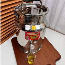 Dragon Head Design Sealed Storage Barrel, Suitable For Storing Rice, Grains, Beans, Peanuts, Oil, Tea, Pet Food. Large Capacity Stainless Steel Grain Container With Double Locking Lid, Moisture-Proof, Multi-Purpose - View 11