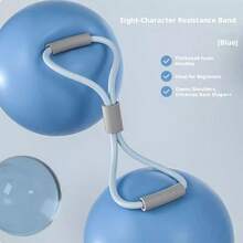 Dây kháng lực hình số 8, Dây kháng lực giãn cơ vai cho nữ, Dây đàn hồi giãn cơ lưng khi tập yoga, Dụng cụ tập thể dục - Nhiều màu - Xem 9