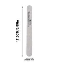 Dũa móng tay hai mặt độ nhám 120/180, que chà nhám móng tay hai mặt độ nhám mịn, dụng cụ chăm sóc móng, dũa và đánh bóng móng, giấy nhám, độ dẻo cao, dùng để cắt tỉa móng và chăm sóc chân, làm sạch ngón chân và bàn chân. - Màu be - Xem 4