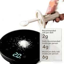 1pc Kitchen Salt & Seasoning Jar, Leak-Proof Telescopic Spice Bottle, Crystal Glass, Airtight Moisture-Proof Spice Jar - White - View 7