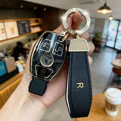 Ốp bảo vệ chìa khóa xe hơi bằng TPU mềm, kiểu dáng thời trang, dành cho các dòng xe A, C, E, S, G, CLA, CLS, GLA, GLB, GLC, GLE, GLS.