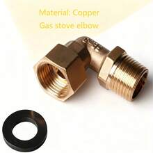 1/2 Inch Brass Fittings, Push-To-Connect Fitting Kit, Quick Connect Push-In Fittings, Suitable For PEX Copper Pipes And CPVC Pipes, Brass Elbow Tee, Brass Accessories - Common to Europe and America - View 3