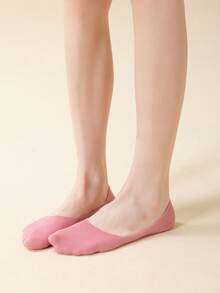 5/7 pares de calcetines invisibles transpirables de estilo minimalista en tonos pastel para mujer, calcetines tipo barco cómodos y suaves, absorbentes, adecuados para uso diario, casual, pareja, deporte, regalo, primavera/verano, todo el año - Multicolor - Ver 6