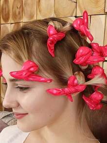 6/2pcs Soft Sponge Hair Curlers, No Heat Natural Curl Wave Overnight Sleeping Hair Curlers, DIY Sponge Hairstyling Tools, Hair Curlers, No Heat Curling, Hairstyling Tools, Salon Hairdressing Accessories, Back To School Essential, Curling Tools, Curling Brush, Hair Curlers, Curling Products, Hair Curlers, Sleeping Hair Curlers, Curling Tools Beauty Home Bedroom Decor Travel Accessories Hair Styling Kit Hair Tool Kit,Festival,Party - Multicolor - View 5