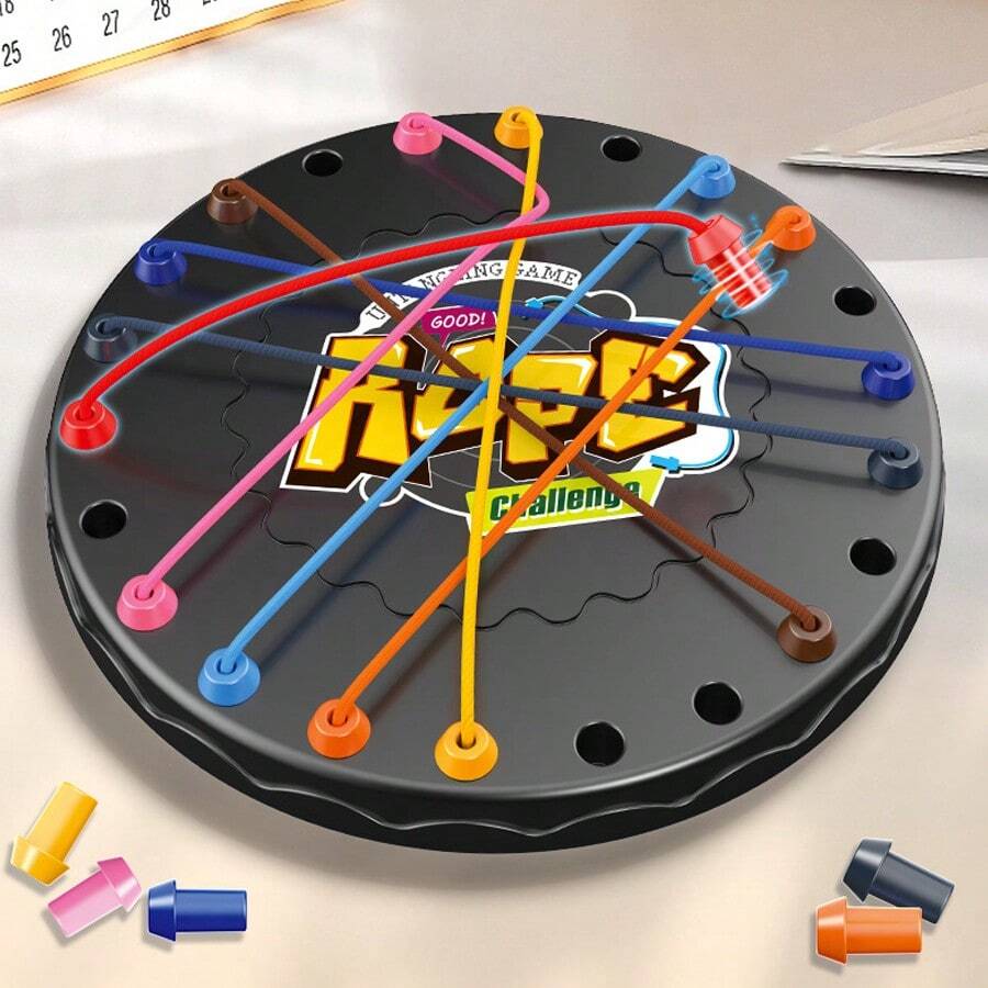 2026 Upgraded Rope Untying Challenge, Interactive Tabletop Puzzle Game For Two Players - Multicolor - View 1