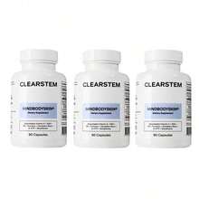 CLEARSTEM - MINDBODYSKIN Hormonal Acne Supplement (5-HTP) - Natural DIM Supplement - Skin Care Vitamins - Hormone Balance, Antioxidants - Gluten Free, Cruelty Free - 30 Servings, 90 Capsules - 3件 - 查看 12