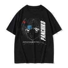 Panchiko DEATHMETAL Rock Album Graphic Print T-Shirt Womens Vintage Casual Tops T-Shirt Gothic Streetwear Graphic T Shirts Y2K - H1150-1-黑色 - 查看 9
