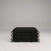 4 Pcs 40x40 Soft Chair Cushion İN DER TURKEİ - Cadet Blue - View 4