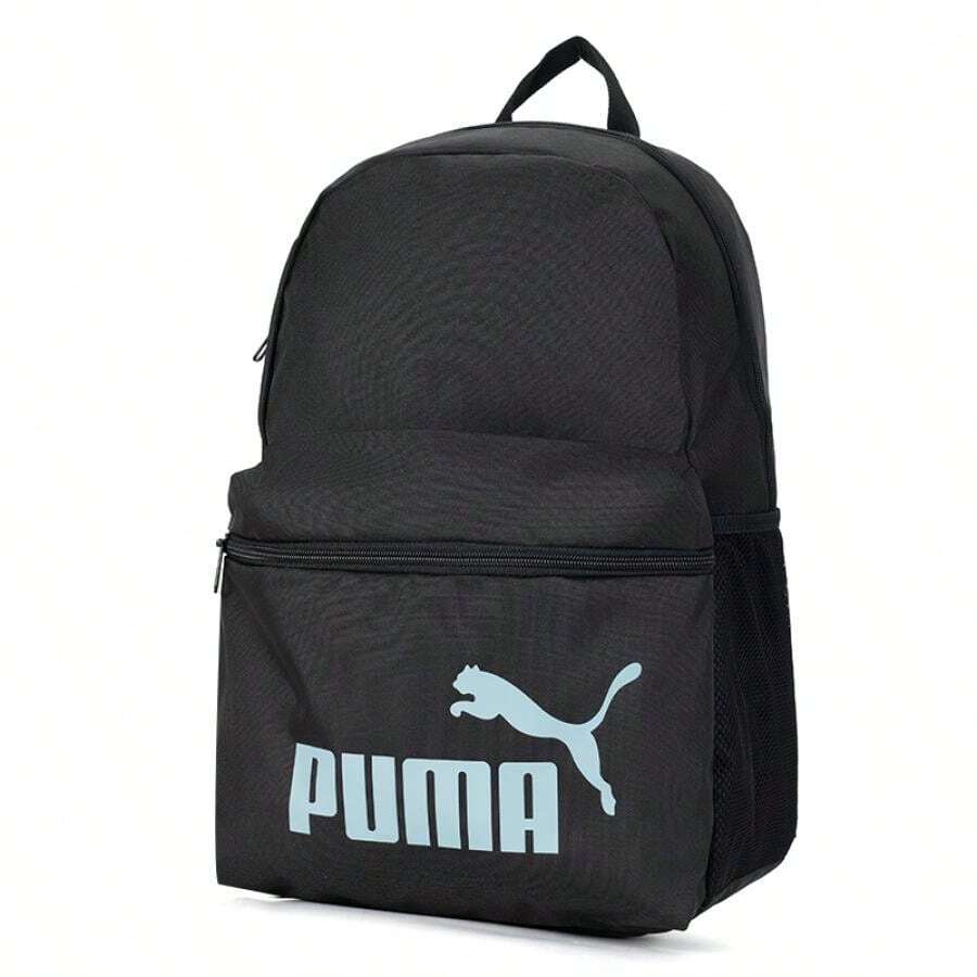 Puma حقيبة ظهر بوما فيز، حقيبة ظهر رياضية خارجية يومية بسيطة للجنسين، حقيبة ظهر للطلاب 091164-35 - أسود - أزرق رغوة البحر - مشاهدة 1