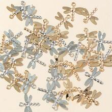 30pcs Glossy Mini Dragonfly Charms, Versatile Handmade Necklace, Bracelet, Earring Jewelry Accessories - Dragonfly Ornament - View 4